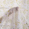 Factory direct supply, high appearance level, cross-border e-commerce, foreign trade hot selling new product, best-selling rose gold-embossed window screen, ultra-high appearance level, width 1.37 meters, height 1.3 meters details Picture